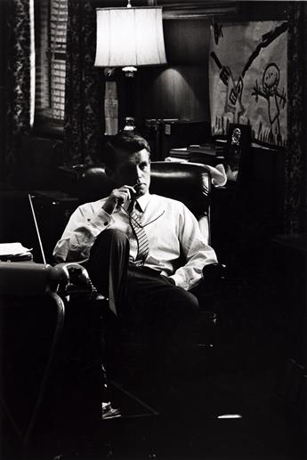 ARTHUR RICKERBY (1921-1972) Together, 2 portraits of Robert F. Kennedy in his office while serving as the Attorney General of the Unite